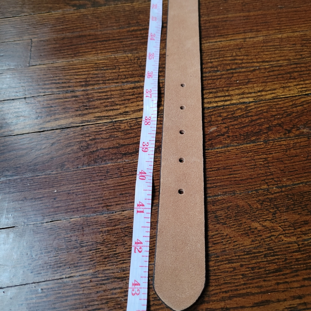 Time and Tru L Women’s Leather Belt Cognac Western, Casual - Picture 10 of 11